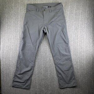 GORUCK Simple Pants Mens 36x32 Gray ToughDry Nylon Stretch Hiking Quick Dry